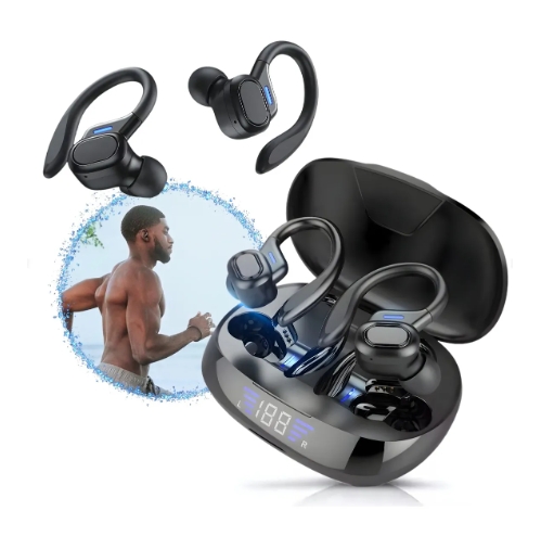 Fone de Ouvido Bluetooth 5.3 Tws Sem Fio Esportivo