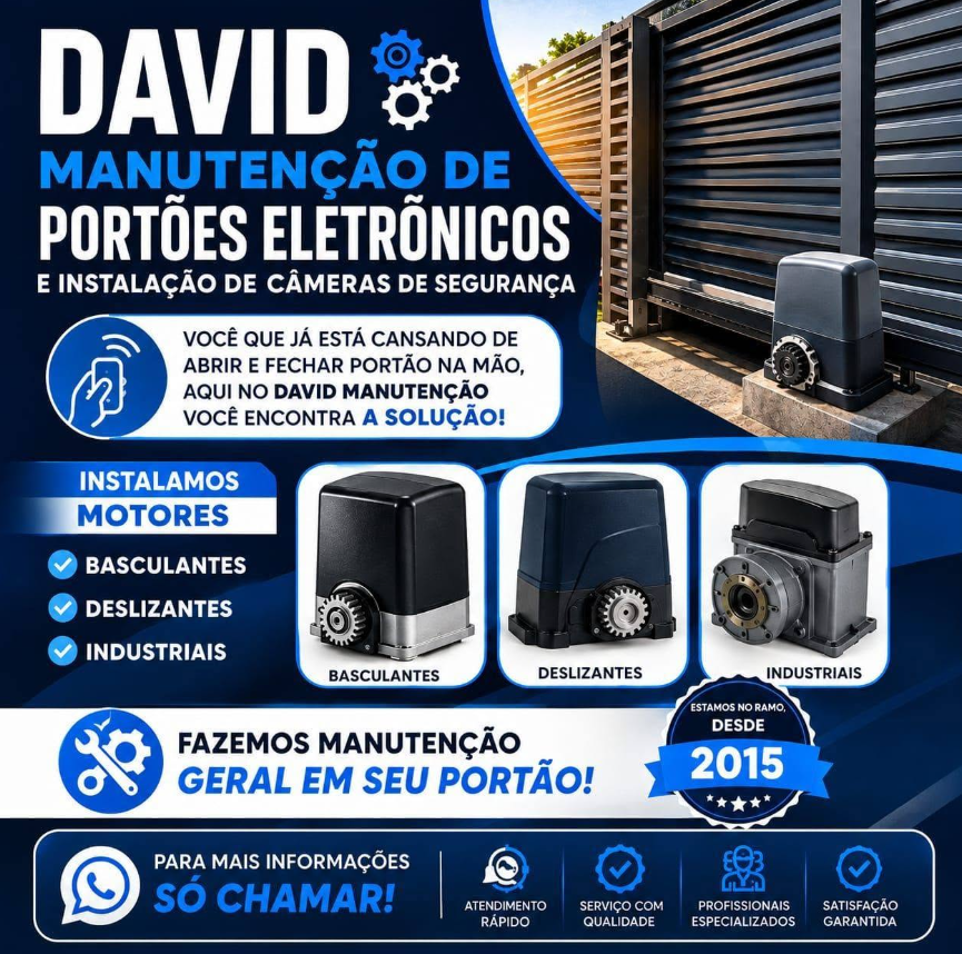 David manutenção de portões eletrônicos
