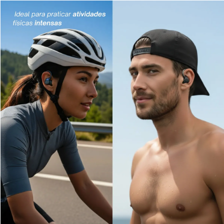 Fone de Ouvido Bluetooth 5.3 Tws Sem Fio Esportivo