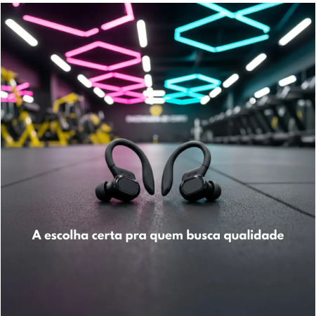 Fone de Ouvido Bluetooth 5.3 Tws Sem Fio Esportivo