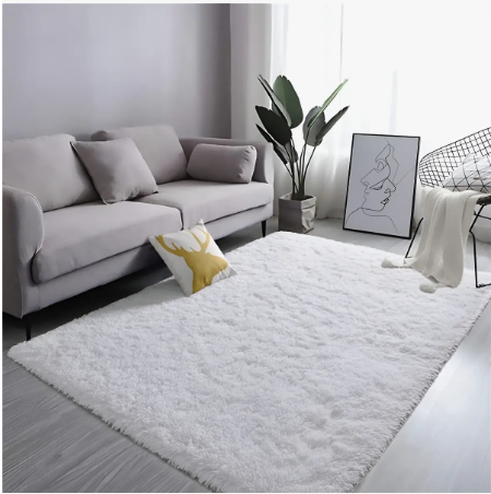 Tapete 2x1,5 Sala Peludo Quarto Cores Variadas
