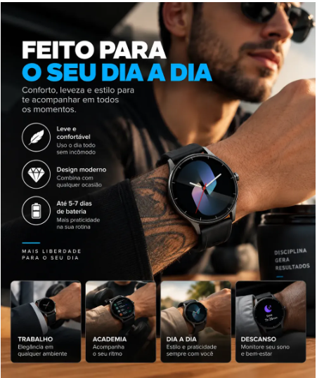 Relógio Inteligente Smartwatch