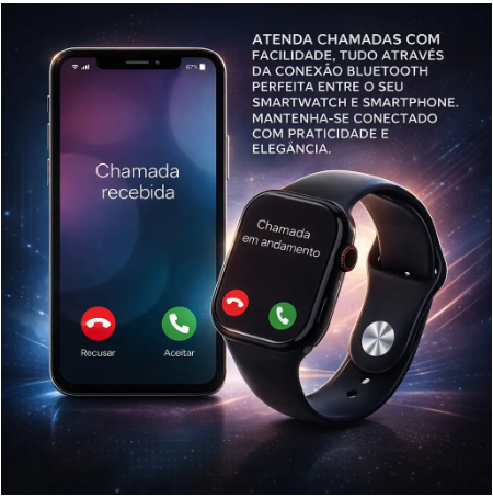 Smartwatch S10 Série 10 Relógio Digital Masculino Feminino