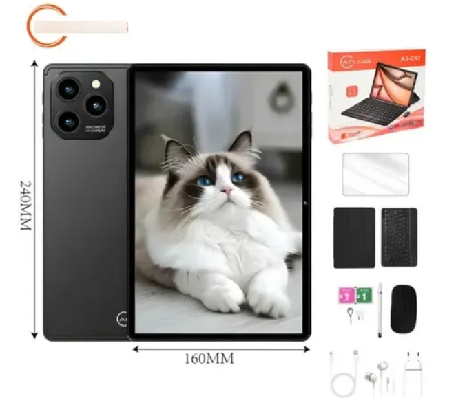 Tablet Teclado Mouse Capa Para Estudo E Trabalho 6ram 128gb