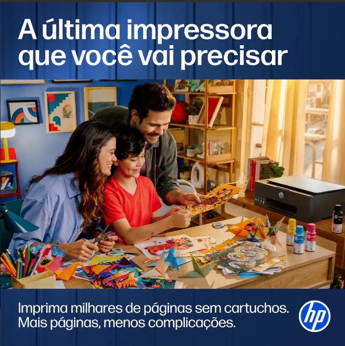 Impressora Multifuncional HP Smart Tank 584 - Preta